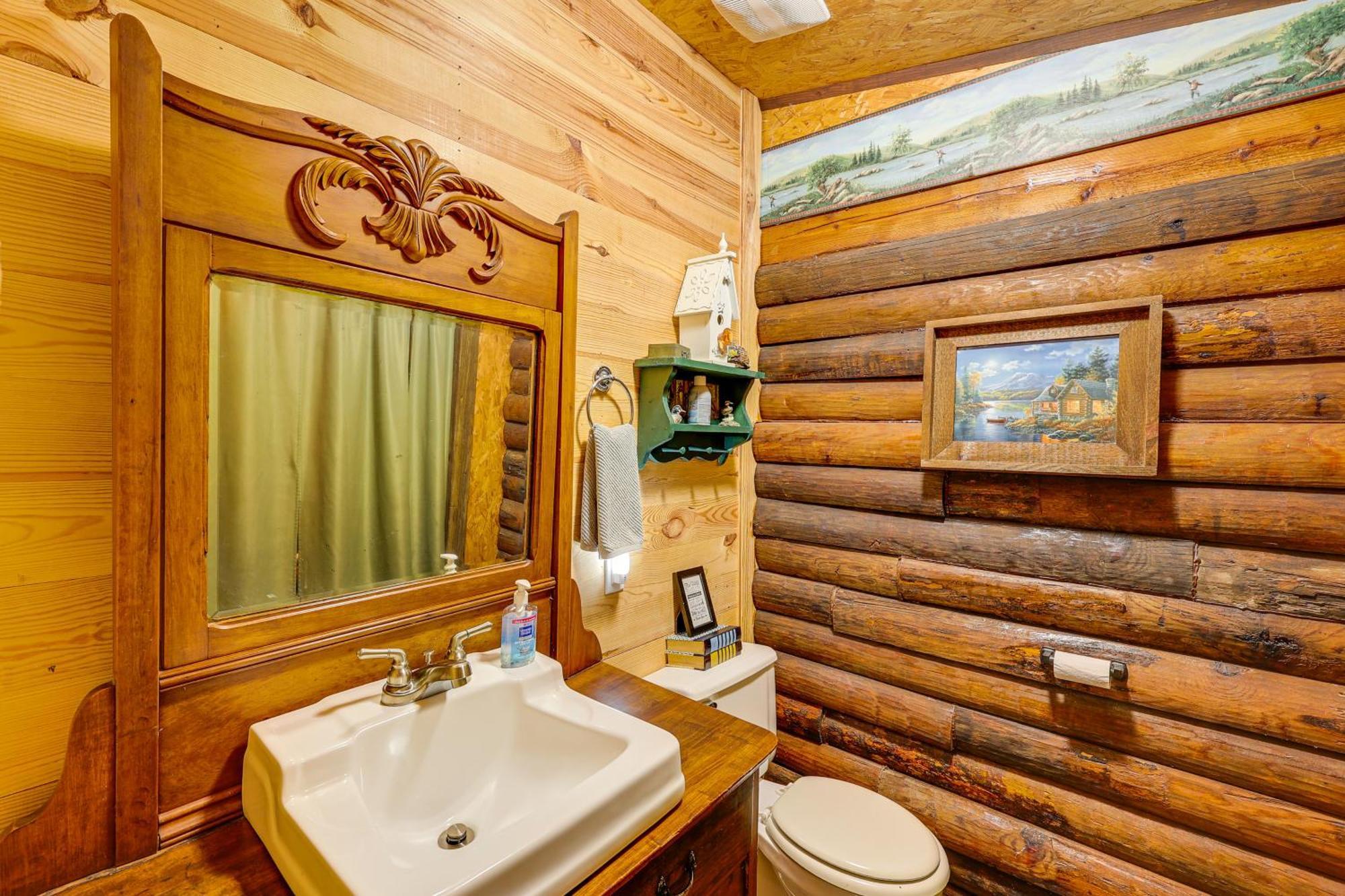 Arkansas Log Cabin Rental Near Lake Greeson! Mount Moriah Exteriér fotografie
